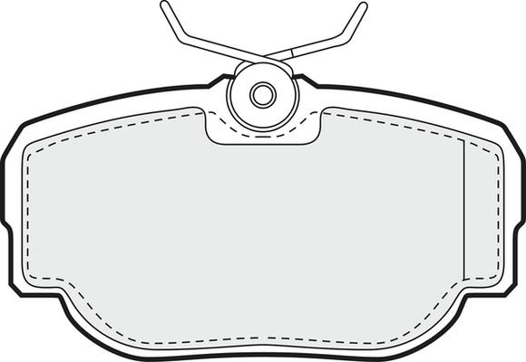 APEC PD3297 - Гальмівні колодки, дискові гальма autocars.com.ua