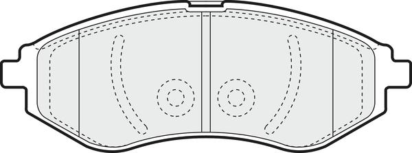APEC PD3309 - Гальмівні колодки, дискові гальма autocars.com.ua