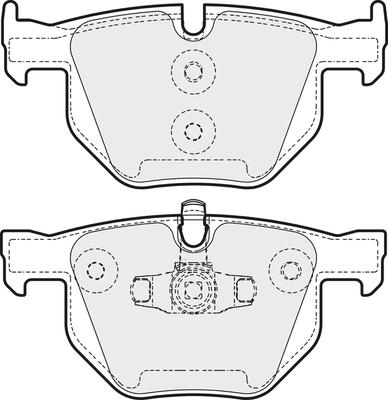 APEC PD3338 - Гальмівні колодки, дискові гальма autocars.com.ua