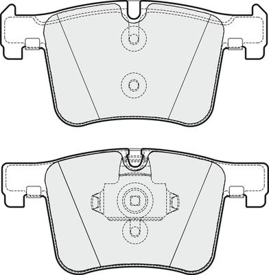 APEC PD3351 - Гальмівні колодки, дискові гальма autocars.com.ua