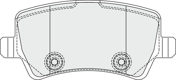 APEC PD3353 - Гальмівні колодки, дискові гальма autocars.com.ua