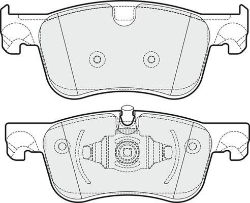 APEC PD3375 - Гальмівні колодки, дискові гальма autocars.com.ua