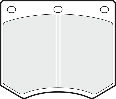 APEC PD3395 - Гальмівні колодки, дискові гальма autocars.com.ua