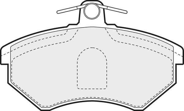 APEC PD3398 - Гальмівні колодки, дискові гальма autocars.com.ua