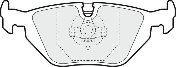 APEC PD3415 - Гальмівні колодки, дискові гальма autocars.com.ua
