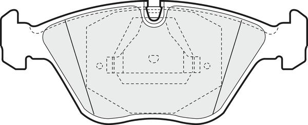 APEC PD3422 - Гальмівні колодки, дискові гальма autocars.com.ua