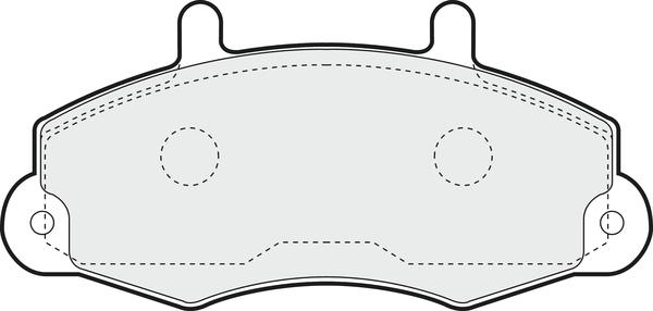 APEC PD3446 - Гальмівні колодки, дискові гальма autocars.com.ua