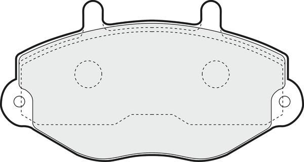 APEC PD3447 - Гальмівні колодки, дискові гальма autocars.com.ua