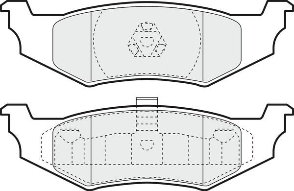 APEC PD3475 - Гальмівні колодки, дискові гальма autocars.com.ua