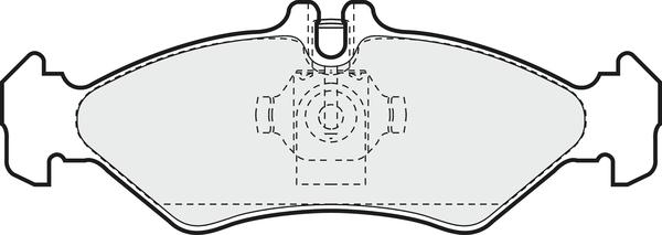 APEC PD3478 - Гальмівні колодки, дискові гальма autocars.com.ua
