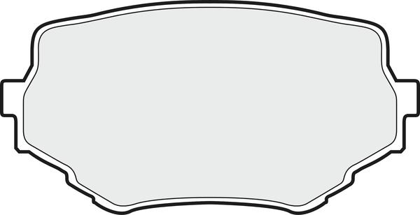 APEC PD3483 - Гальмівні колодки, дискові гальма autocars.com.ua