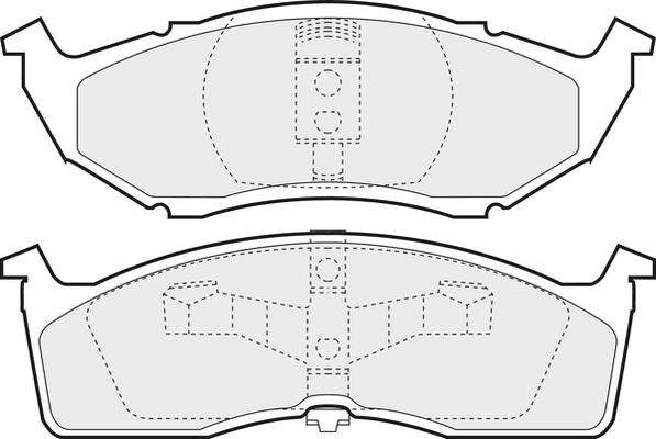 APEC PD3489 - Гальмівні колодки, дискові гальма autocars.com.ua