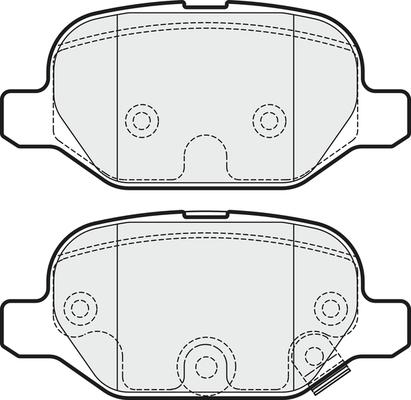 GMC 2565101 - Гальмівні колодки, дискові гальма autocars.com.ua