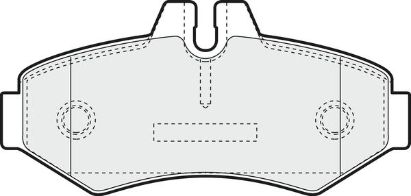 APEC PD3522 - Гальмівні колодки, дискові гальма autocars.com.ua