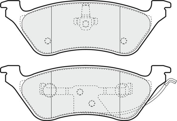 Woking PSA911300 - Гальмівні колодки, дискові гальма autocars.com.ua