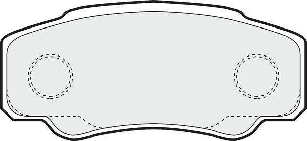 APEC PD3576 - Гальмівні колодки, дискові гальма autocars.com.ua