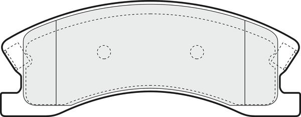 APEC PD3584 - Гальмівні колодки, дискові гальма autocars.com.ua