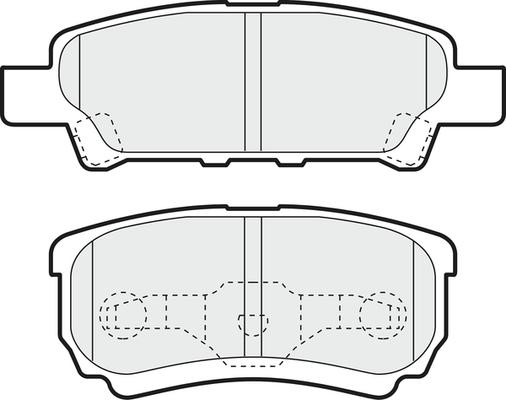 APEC PD3599 - Гальмівні колодки, дискові гальма autocars.com.ua
