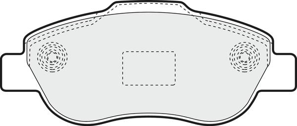 APEC PD3610 - Гальмівні колодки, дискові гальма autocars.com.ua