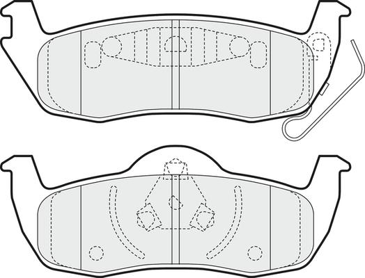 APEC PD3613 - Гальмівні колодки, дискові гальма autocars.com.ua
