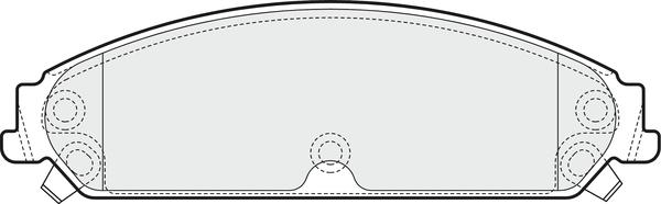 APEC PD3617 - Гальмівні колодки, дискові гальма autocars.com.ua