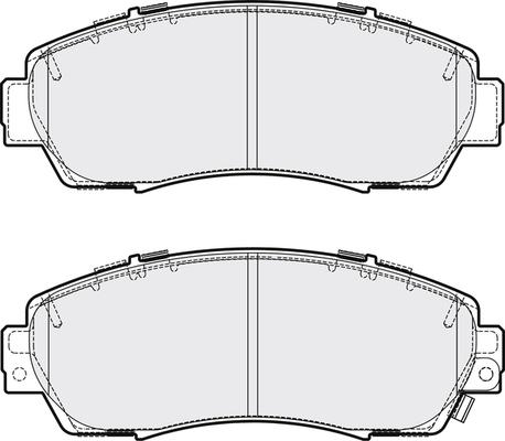 Mando MPO09 - Гальмівні колодки, дискові гальма autocars.com.ua