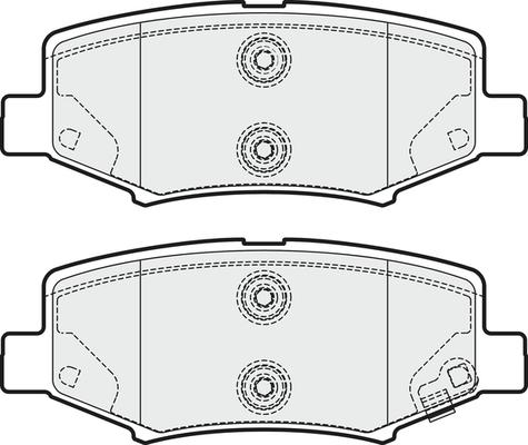 APEC PD3657 - Гальмівні колодки, дискові гальма autocars.com.ua