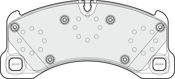 APEC PD3682 - Гальмівні колодки, дискові гальма autocars.com.ua