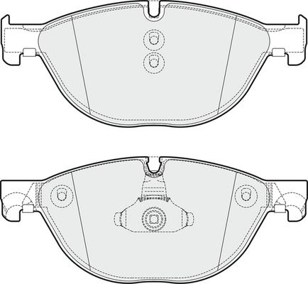 APEC PD3698 - Гальмівні колодки, дискові гальма autocars.com.ua