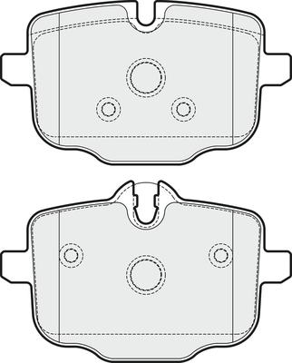 APEC PD3705 - Гальмівні колодки, дискові гальма autocars.com.ua