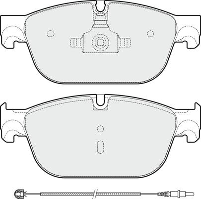 APEC PD3713 - Гальмівні колодки, дискові гальма autocars.com.ua