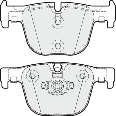 APEC PD3725 - Гальмівні колодки, дискові гальма autocars.com.ua
