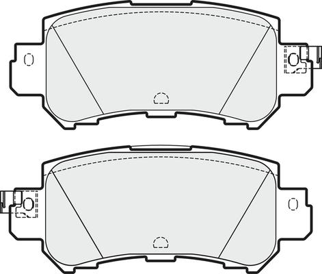 APEC PD3727 - Гальмівні колодки, дискові гальма autocars.com.ua