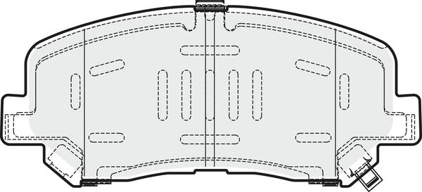 APEC PD3728 - Гальмівні колодки, дискові гальма autocars.com.ua
