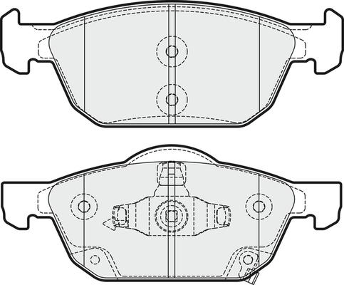 MK Kashiyama BP-2056 - Тормозные колодки, дисковые, комплект avtokuzovplus.com.ua