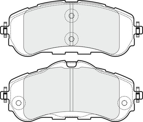 APEC PD3743 - Гальмівні колодки, дискові гальма autocars.com.ua
