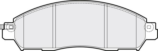 APEC PD3761 - Гальмівні колодки, дискові гальма autocars.com.ua