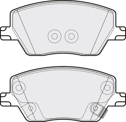 ATE 605679 - Тормозные колодки, дисковые, комплект avtokuzovplus.com.ua