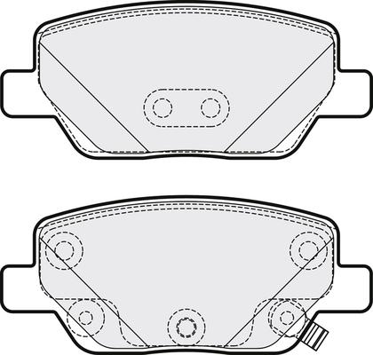 APEC PD3791 - Гальмівні колодки, дискові гальма autocars.com.ua