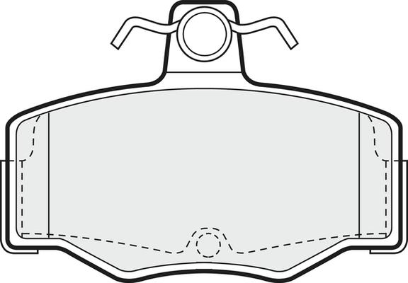 4U 37618NS - Гальмівні колодки, дискові гальма autocars.com.ua