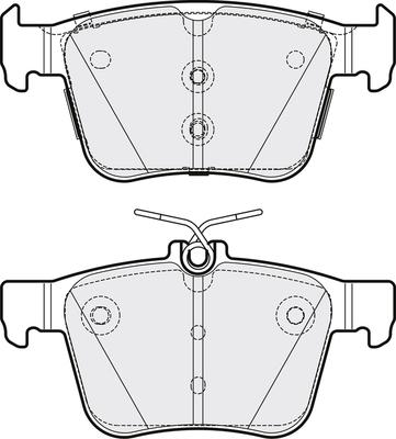 APEC PD3831 - Гальмівні колодки, дискові гальма autocars.com.ua