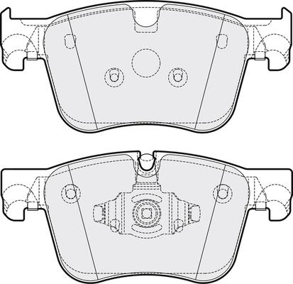 APEC PD3844 - Гальмівні колодки, дискові гальма autocars.com.ua