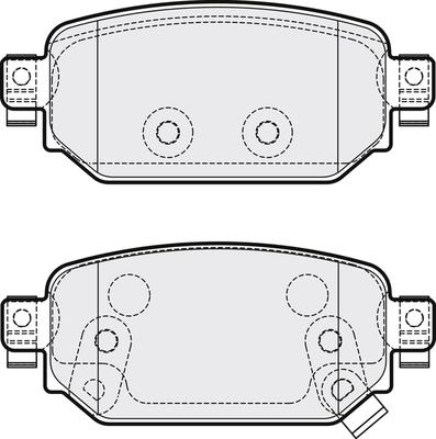 Valeo 601738 - Тормозные колодки, дисковые, комплект avtokuzovplus.com.ua