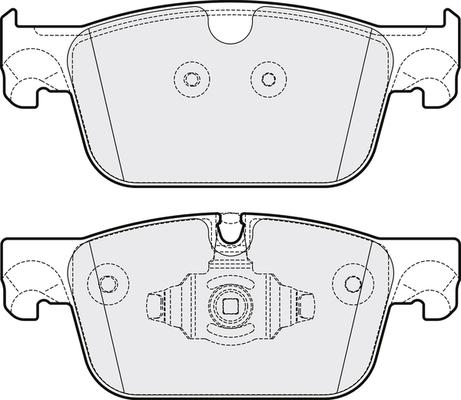 APEC PD3853 - Гальмівні колодки, дискові гальма autocars.com.ua