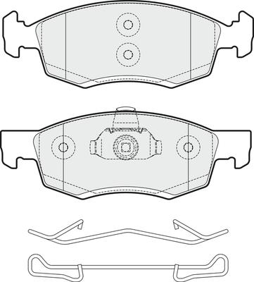 APEC PD3857 - Гальмівні колодки, дискові гальма autocars.com.ua