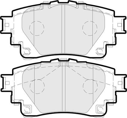 APEC PD3934 - Гальмівні колодки, дискові гальма autocars.com.ua