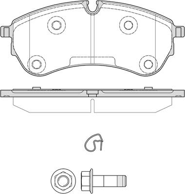 APEC PD4043 - Гальмівні колодки, дискові гальма autocars.com.ua