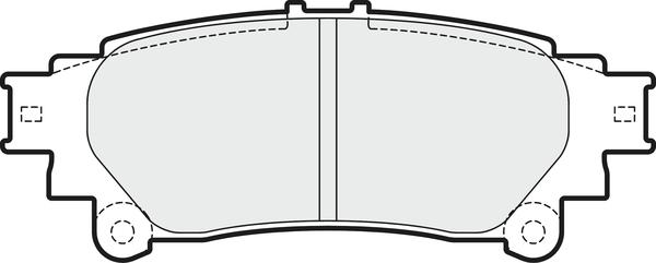 APEC PD4272 - Гальмівні колодки, дискові гальма autocars.com.ua