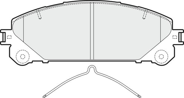 APEC PD4276 - Гальмівні колодки, дискові гальма autocars.com.ua