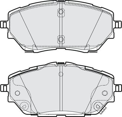 APEC PD4283 - Гальмівні колодки, дискові гальма autocars.com.ua
